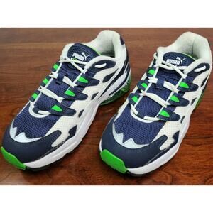 Puma Cell Alien OG Jr Boys Size 7 C Sneakers Shoes Youth Navy / Green 370602-02